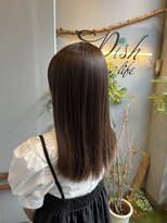 ディッシュ 五反田(dish)&nbsp;ブラウンベージュ/ブリーチ履歴あり/美艶髪ロング
