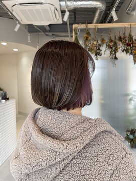 ファスナーグランデ(fustener grande) インナーカラー×ボブ