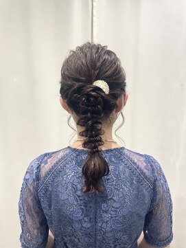 サクララ(Sakura la) ミディアム編み下ろし♪ /結婚式お呼ばれヘア/参列ヘア