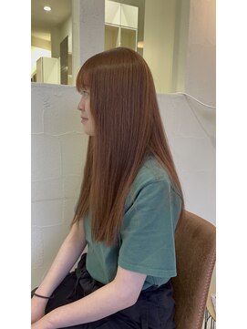 ラブユイット(LOVE HUIT) 低ダメージカラーオレンジベージュ!