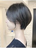 絶壁解消/ひし形/くびれ/大人ショートボブ/60代50代40代