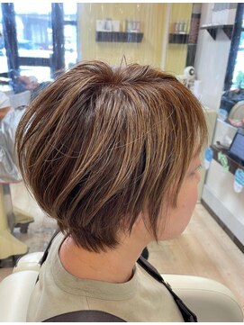 ヘアーデザインディープ hair design Deep ショートボブ