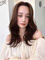 コート 表参道(Cote)&nbsp;Cote 美髪/オリーブベージュ/こなれミディ/レイヤーカット