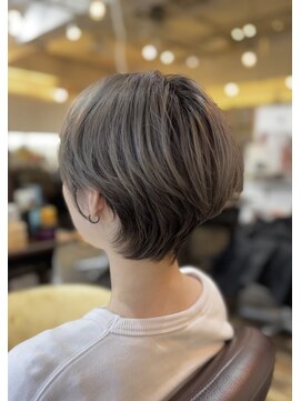 クラウドヘアー CLOUD HAIR ハンサムショートハイトーンWカラーダブルカラー20代30代