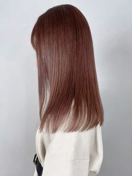 アルバム 新宿(ALBUM SHINJUKU) ピンクヘアー秋色ピンクグレープフルーツ小顔_ba382621