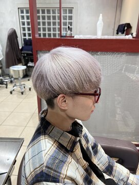 プログレス 東村山店(PROGRESS) シルバーグレージュ/シルバー/ハイトーンカラー/マッシュ