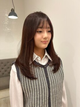 ラヴィズム 長岡店(LUVISM) ◎韓国ヘアー顔周りレイヤーおくれ毛前髪新潟長岡宮関