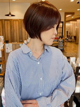アンドファインヘアービューティー(AND FINE hair beauty) 丸みショートカット