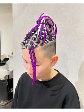 メンズエクステブレイズ特殊ヘア派手髪関西兵庫県姫路HIRO