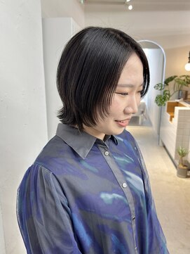 ミーナ バイ アーバン(Meena by urban.) 【Meenaハザマ】お洒落ミニレイヤー×顔周り