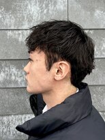 ヒュイル バイ ニアウ(Hwyl by Niau) ツイストスパイラルパーマメンズショートマッシュスパイラル