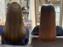 髪に優しい自然な縮毛矯正★【縮毛矯正に特化】してる美容師も在籍★