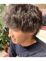 サンズ(suns)&nbsp;【Miyuki】長めマッシュ×ツイストスパイラルパーマ