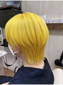 イエローカラー＋ウルフかっと