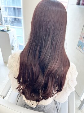 ユニック コウベ(unique KOBE) 髪質改善カラー×髪質改善トリートメント×ピンクブラウン×神戸