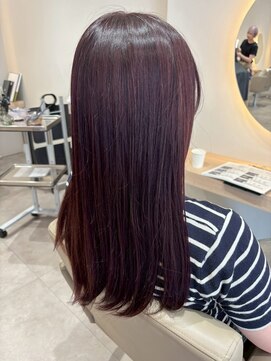 ルーチェココ ブラン(Lu'ce coco blanc) チェリーブラウンボルドーグロスロング