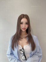 ラピス 渋谷本店(Lapis) グレージュカラー/ココアカラー/レイヤーカット/髪質改善/韓国風