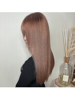 ヘアーデザインルアナ(Hair design Luana.)&nbsp;複雑履歴からのミルクティーベージュ