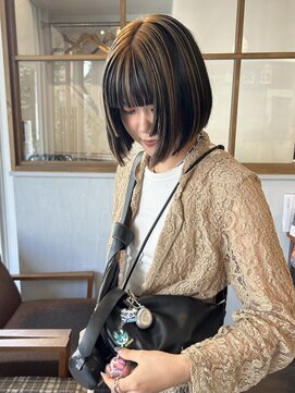 モク 神戸元町店(MOK) 【アンブレラカラー】ショートボブ