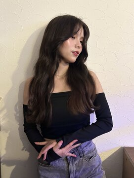 エミュ 中央駅店(eMu) 重めロング×ヘーゼルブラウン