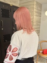 ヲタク(wotaku.) コーラルピンクベージュペールピンクハイトーンカラーブリーチ