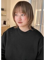 トリッカ 銀座(tricca)&nbsp;ボブウルフ/マッシュウルフ/顔まわりレイヤー/ウルフレイヤー