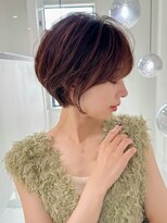 ロンドエニカ 大宮(Lond enika)&nbsp;大人ガーリー/ダークアッシュ/似合わせカット/レイヤーショート