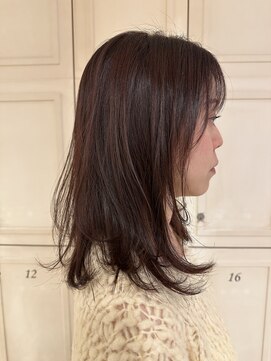 ガレリア オリジン(GALLARIA ORIGIN'S) 【miki】ピンクカラー透明感カラー顔まわりレイヤーカット20代