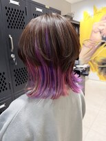 ロウ 町田(ROW)&nbsp;ダブルカラー　多色カラー　クラゲカット