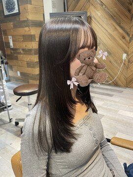 コル アサヒカワ(col asahikawa) 前髪から繋がるレイヤーカット！