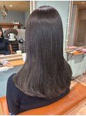 髪質改善×ミントグレージュ
