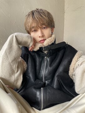 ベル 表参道Terrace(Belle) シースルーマッシュ　ゆるパーマ　メンズパーマ