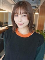 POCKET郡山安積店 ショートカットレイヤーカット髪質改善縮毛矯正【4月1日OPEN予定】 結べるボブ×髪質改善カラー