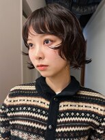 トゥナ 六角(Tuna) 顔まわりボブパーマ