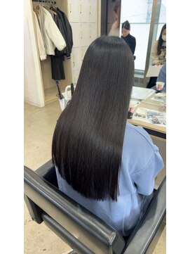 アジールヘア 東上野店(agir hair) 透明感ダークグレージュ×髪質改善縮毛矯正艶髪