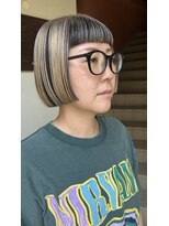 コレットヘアー ザモリオカ(Colette HAIR the MORIOKA) ボブ×ブリーチ×ブラック