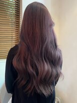 トレス(TRESS)&nbsp;ロング　ラベンダー　ラベンダーグレー　ブリーチあり　表参道