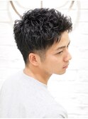 夏カラー×フェード×清潔感◎カジュアルなメンズショート