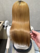 アッシュ 桜木町店(Ash)&nbsp;透明感ブロンドベージュ×髪質改善ストレート/関内、桜木町