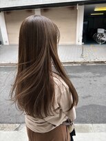 ペム(pem)&nbsp;艶ベージュ×ロングヘア