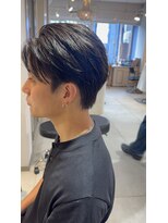 キャンバス バイ ネオリーブ 横浜西口(Canvas by neo.)&nbsp;横浜★メンズセンターパートの王道フェザーショート