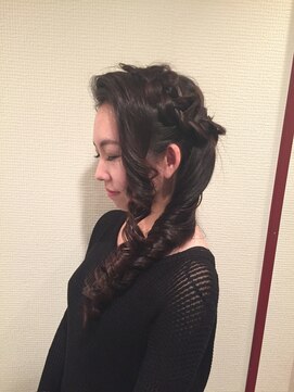 オリーブ(OLIVE) サイド.ポニーテール