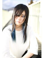 オーバーキャプテンネイキッド(OVER CAPTAIN NAKED)&nbsp;【Amazing】 BLACK×ＢＬＵＥ（インディゴインナーカラー）