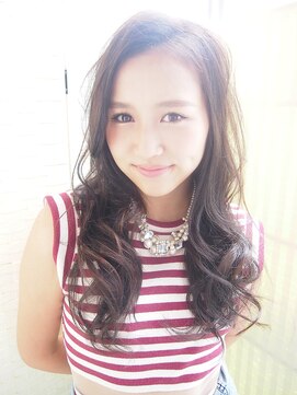 ヘアーサロンブランコ(hair salon blanco) セミロング×ミルクデジタルパーマ【パーソナル診断美容室】