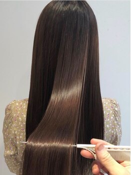 ラノバイヘアー(Lano by HAIR)の写真/【酸熱トリートメント¥9800】髪質や理想の仕上がりに合わせ経験豊富なスタイリストが薬剤を選定！