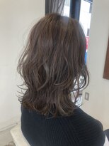 オルガン(Organ)&nbsp;グレージュカラーのレイヤーボブ