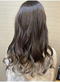 グラデーションカラー×シルバー