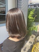 アンジョ(Anjo)&nbsp;透け感カーキグレージュ