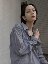 シン(syn)&nbsp;オールバック　センターパート