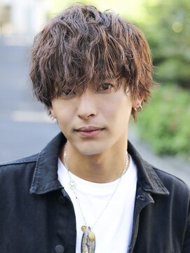 ベーア(Bar) ソフトツイストスパイラルパーマ×マッシュウルフ